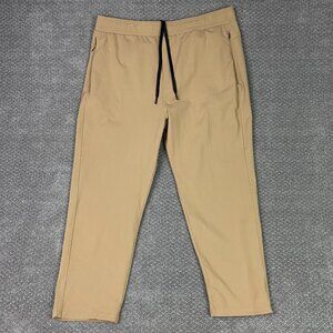 Public Rec Joggers Men's 40 x 28 Fits 39 x 27 Khaki Tan All Day Everyday Gym